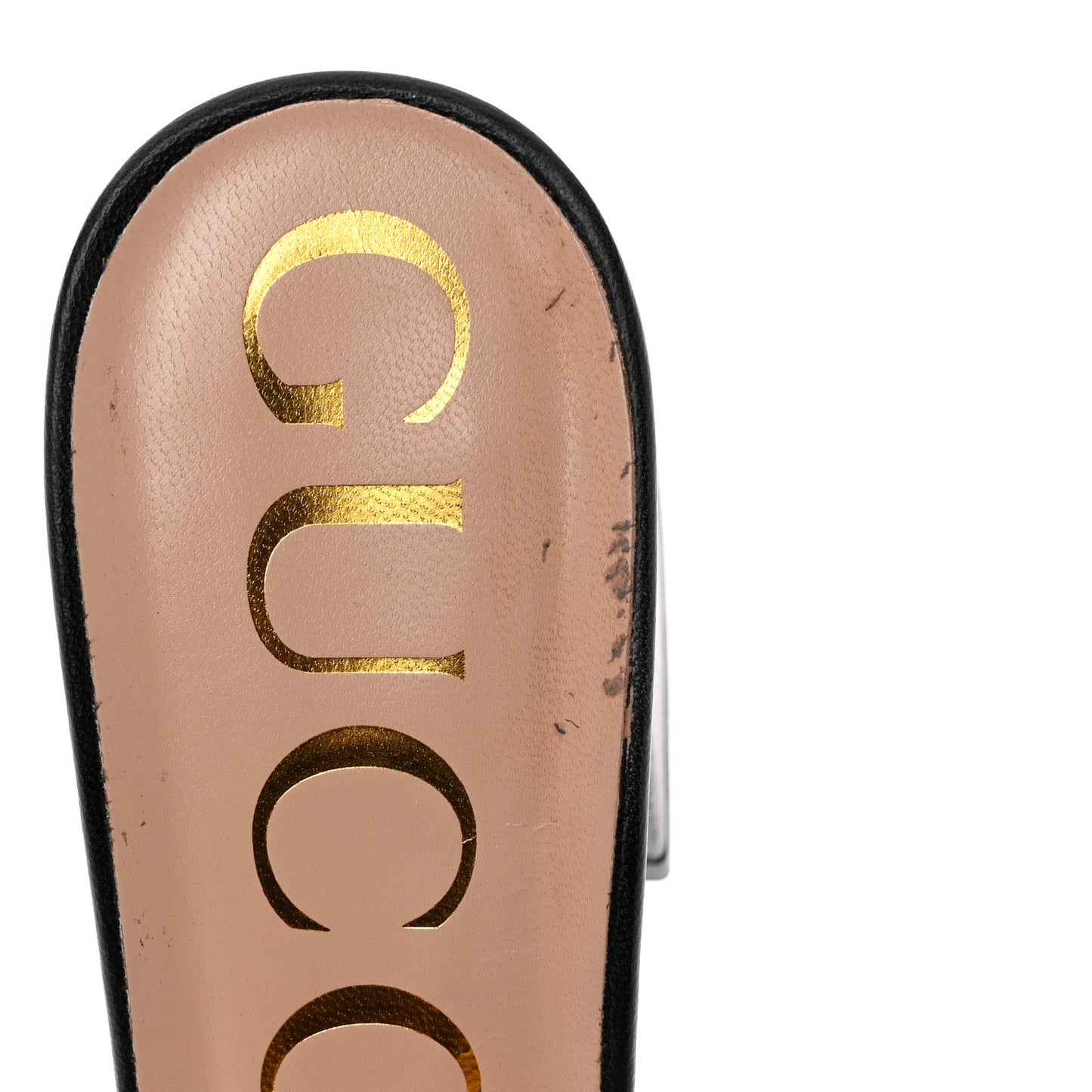 Nappa Horsebit 75mm Slide Sandals 39 Black