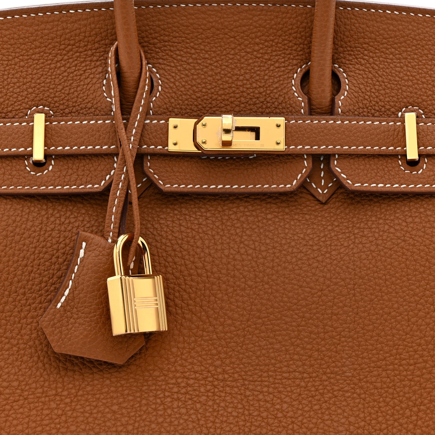 Hermes Togo Birkin 25 Gold 8 of 10