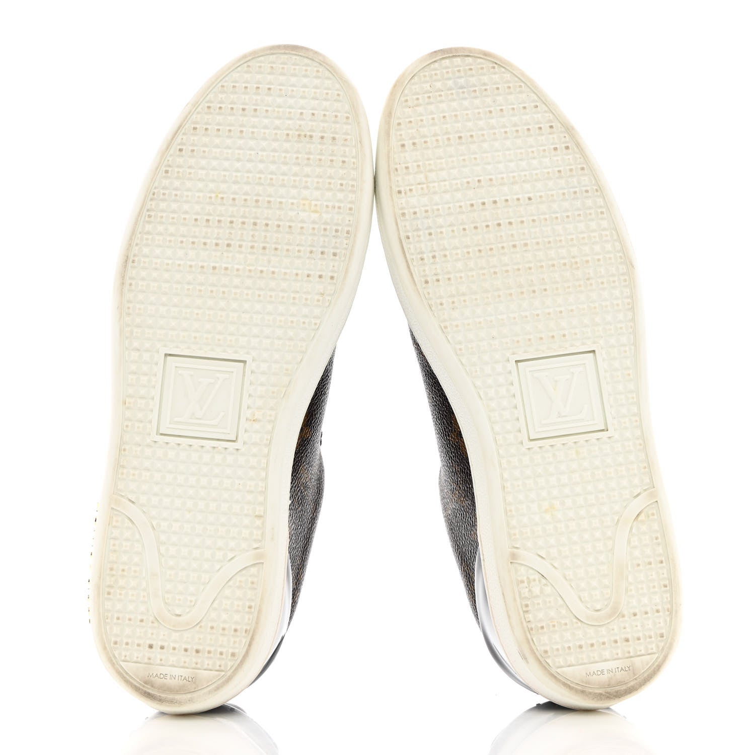 Louis Vuitton Patent Monogram Frontrow Sneakers 38 5 of 13