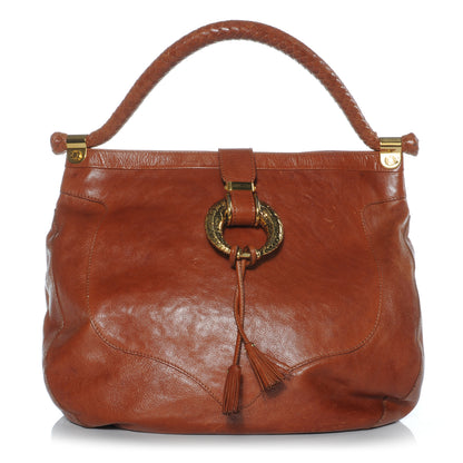 Jimmy Choo Leather Ruby Hobo Bag Cognac 1 of 7