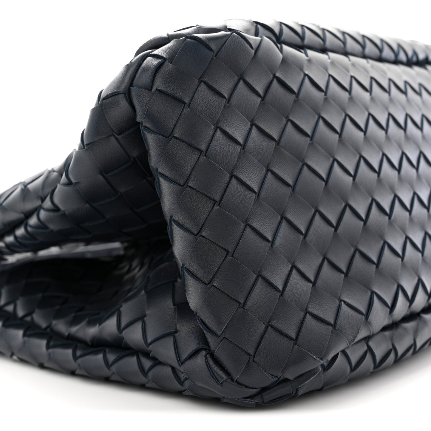 Nappa Intrecciato Medium Campana Shoulder Bag Midnight