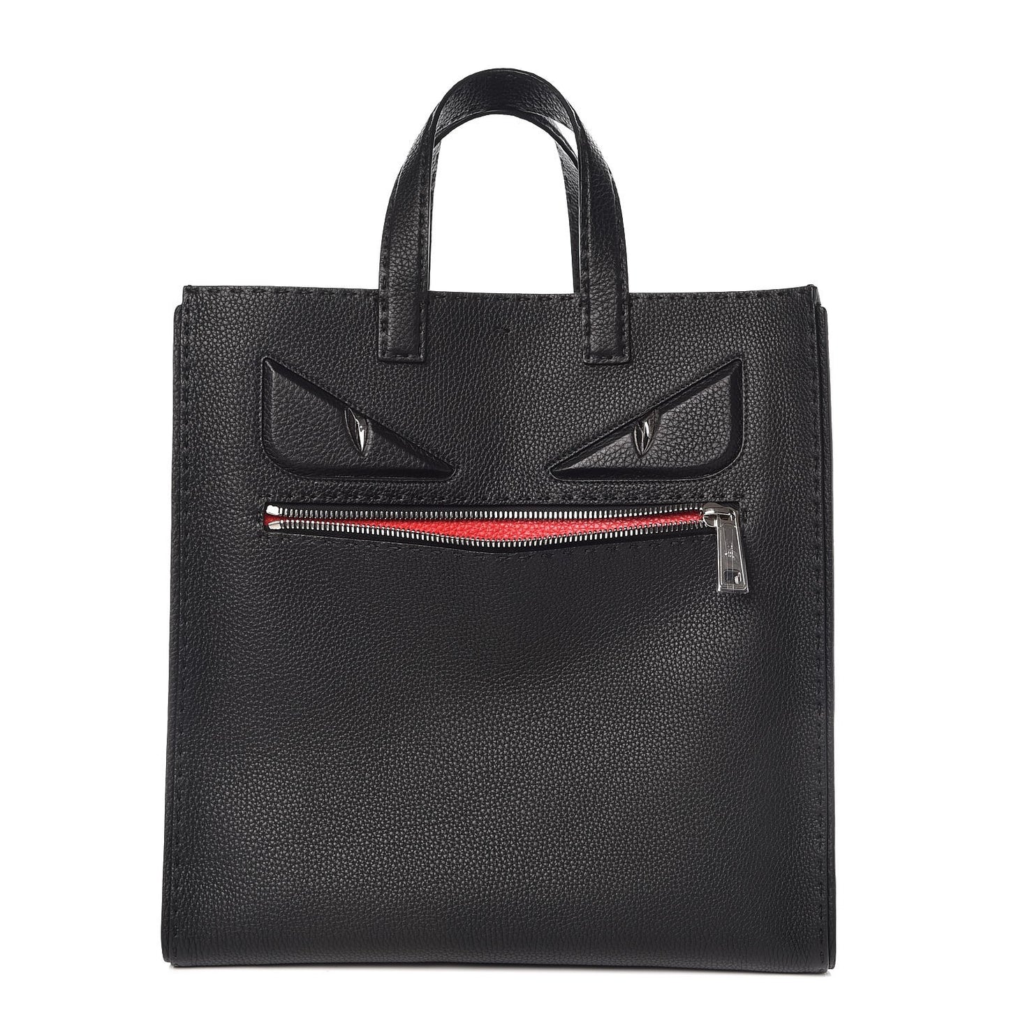 Cuoio Romano Selleria Monster Eyes Tote Black