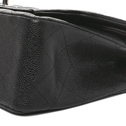 Chanel Caviar Quilted Jumbo Double Flap Black 10 of 10