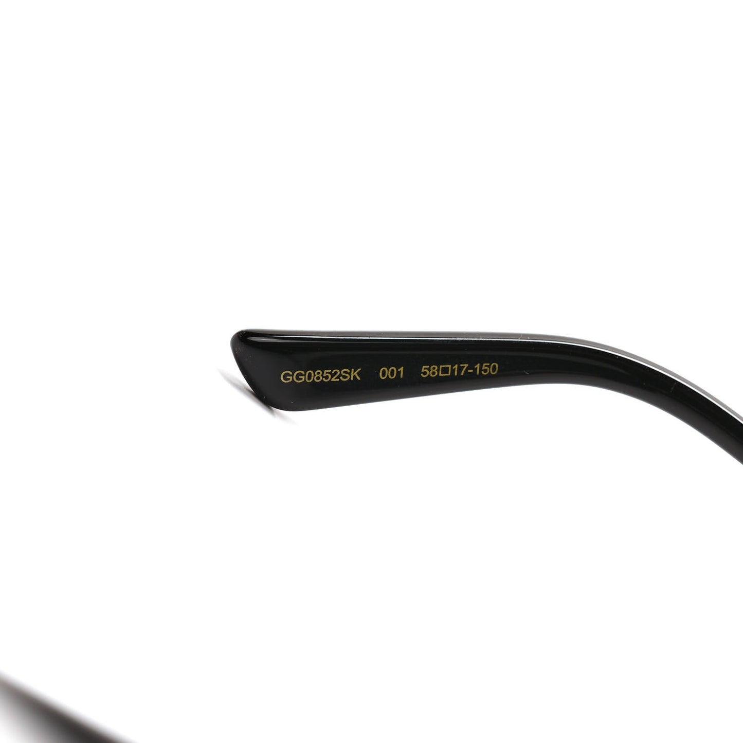 Web Rectangular Frame Interlocking G Sunglasses GG0852SK Gold
