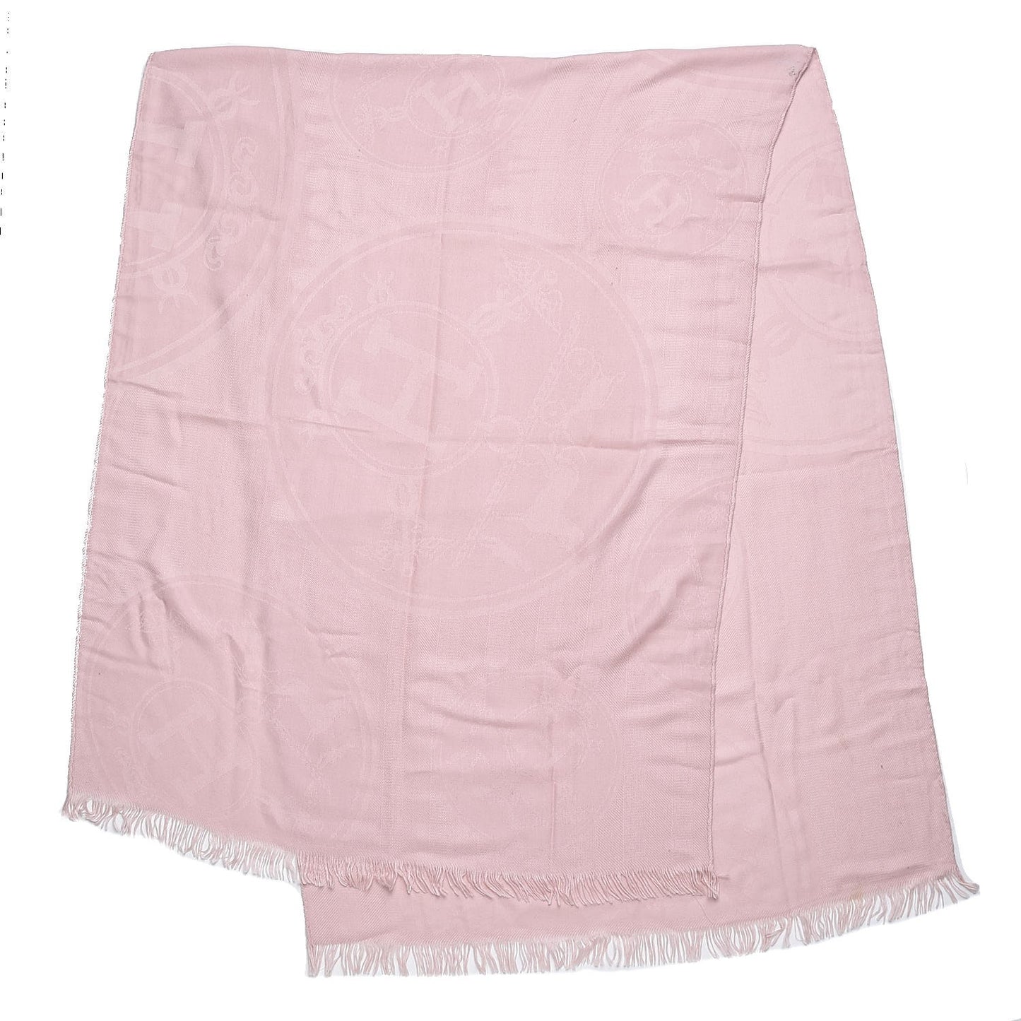 Cashmere Silk New Libris Stole Rose Nacre