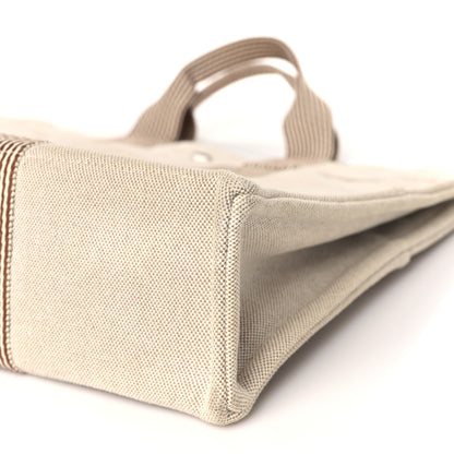 Hermes Canvas Fourre Tout MM Beige 9 of 10