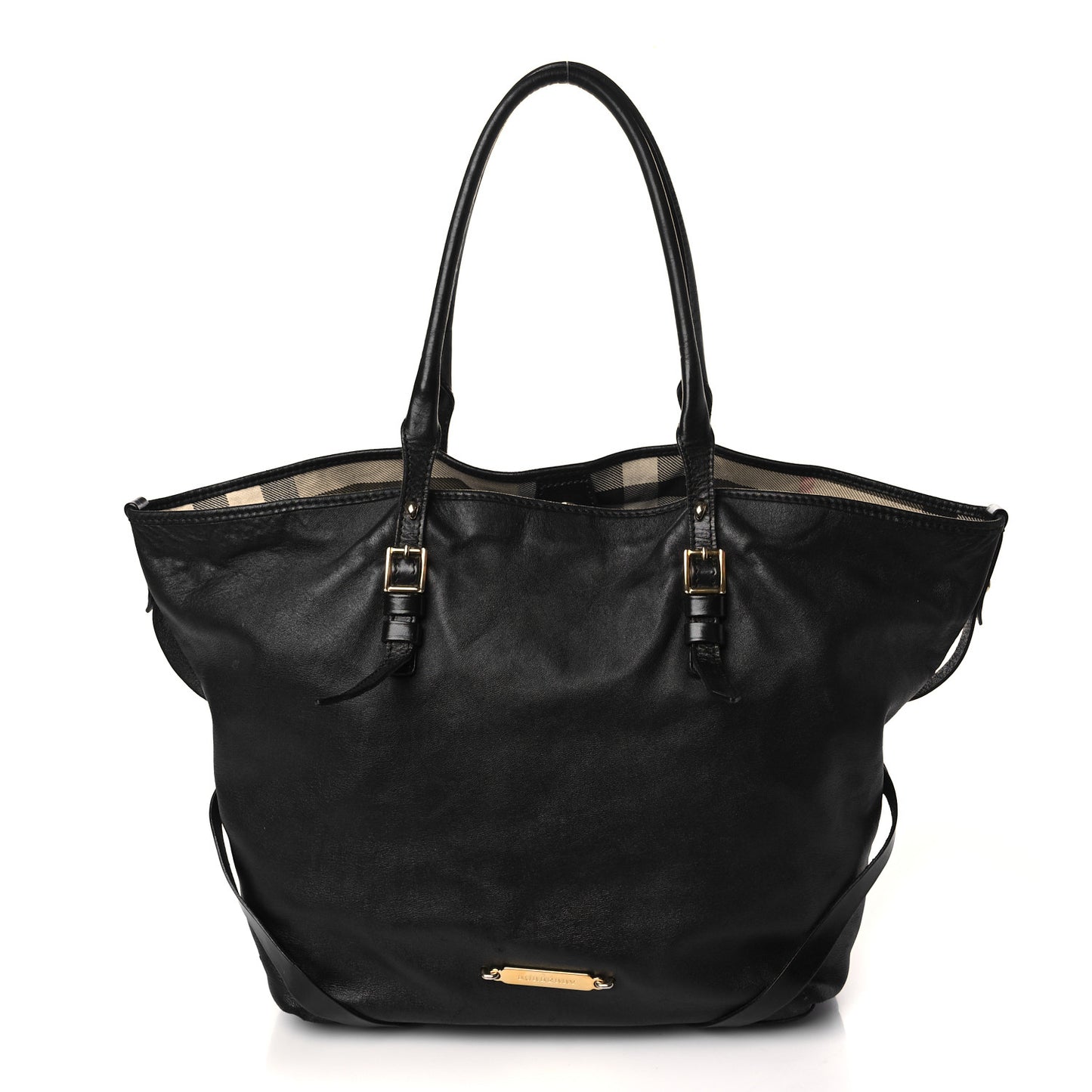 Calfskin Small Salisbury Tote Black