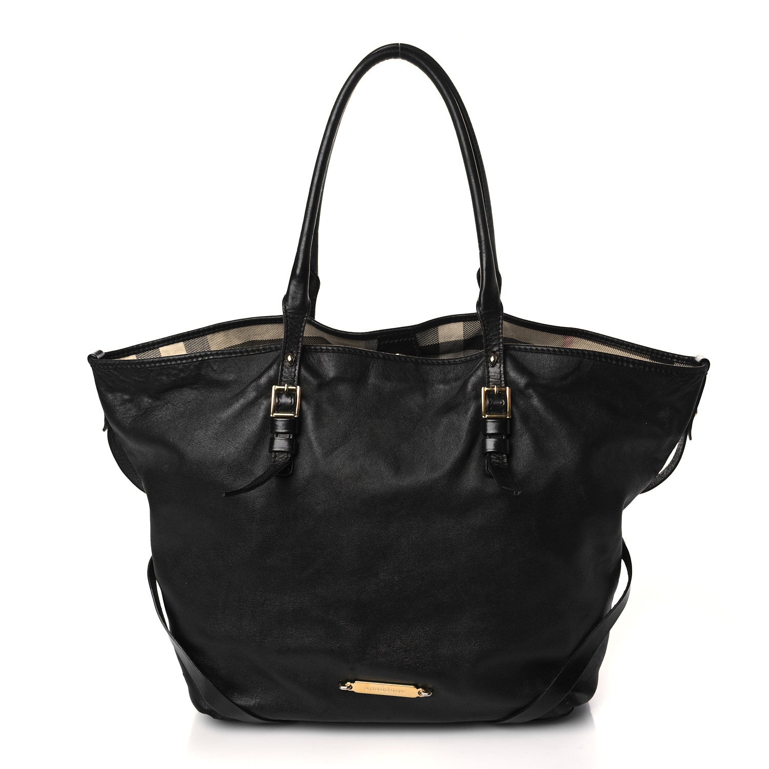 Burberry Calfskin Small Salisbury Tote Black 1 of 8