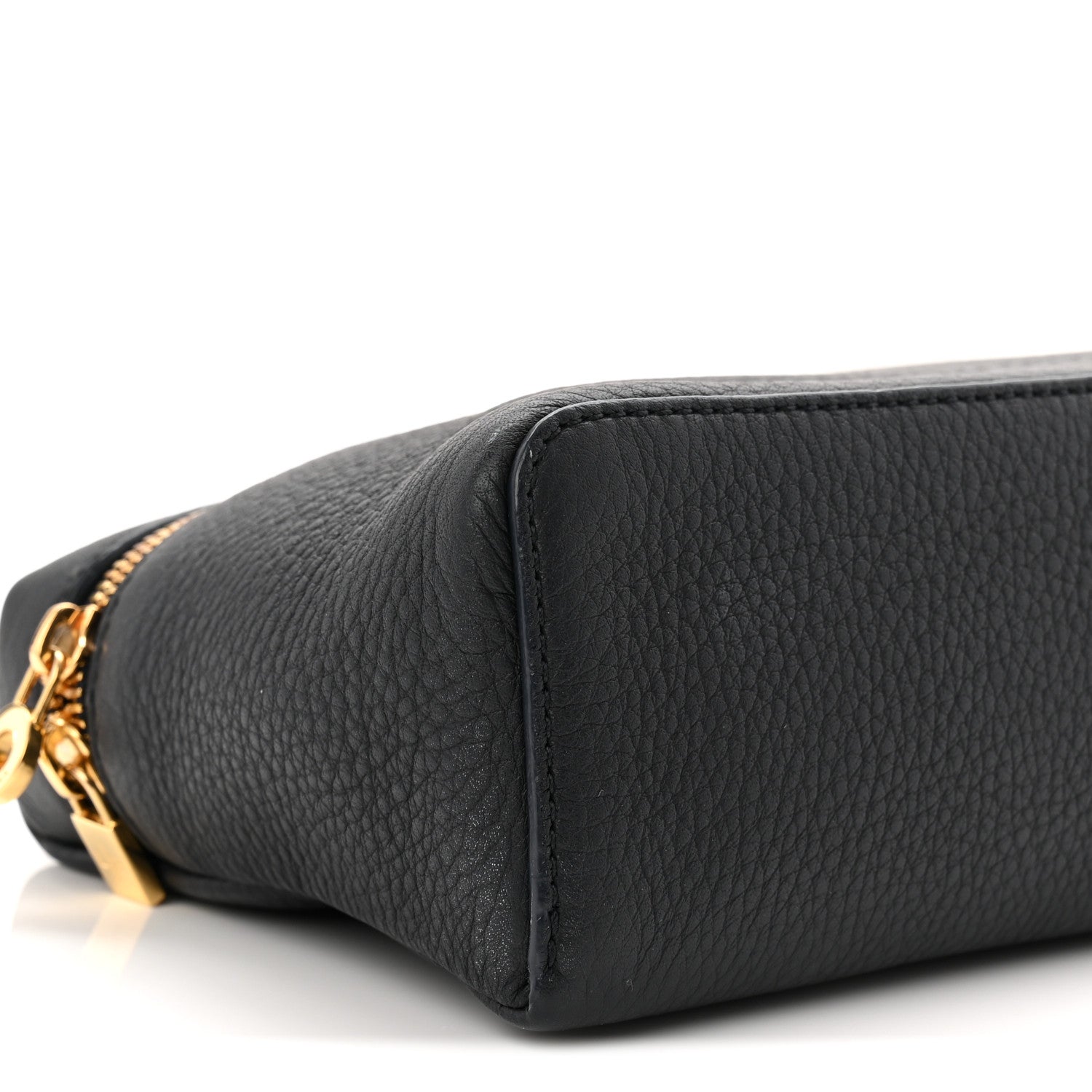 Loro Piana Grained Calfskin L19 Extra Pocket Pouch Navy 8 of 10