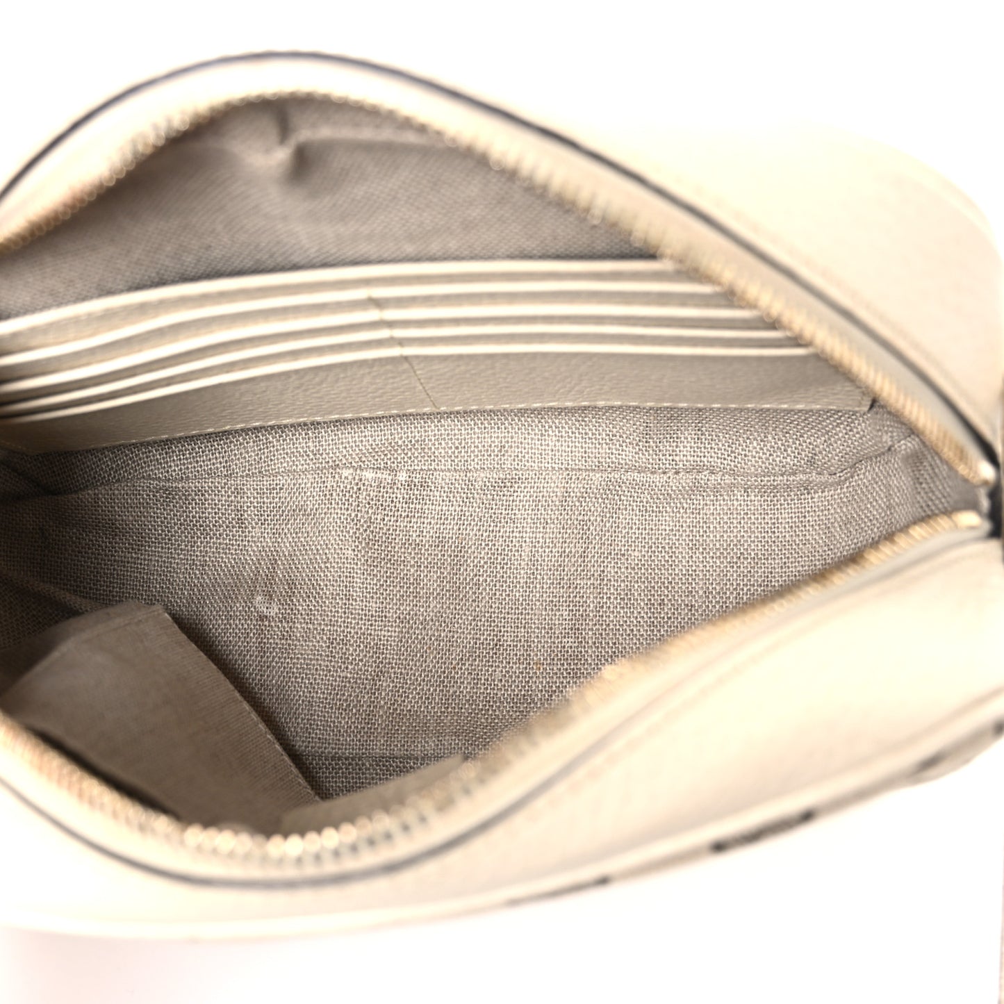 Monogram Dollar Calfskin Mini Bree Messenger Bag Beige Ebony Avoire