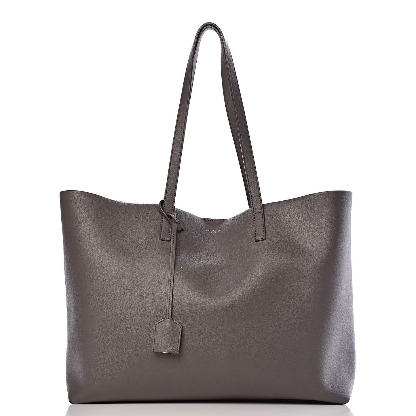 Calfskin Large Shopping Tote Earth