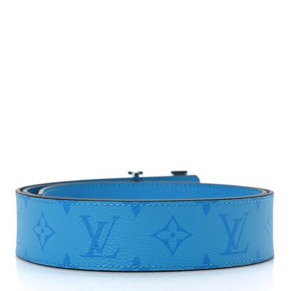 Louis Vuitton Monogram 40mm Reversible LV Initiales Belt 100 40 Lagoon Blue 2 of 4