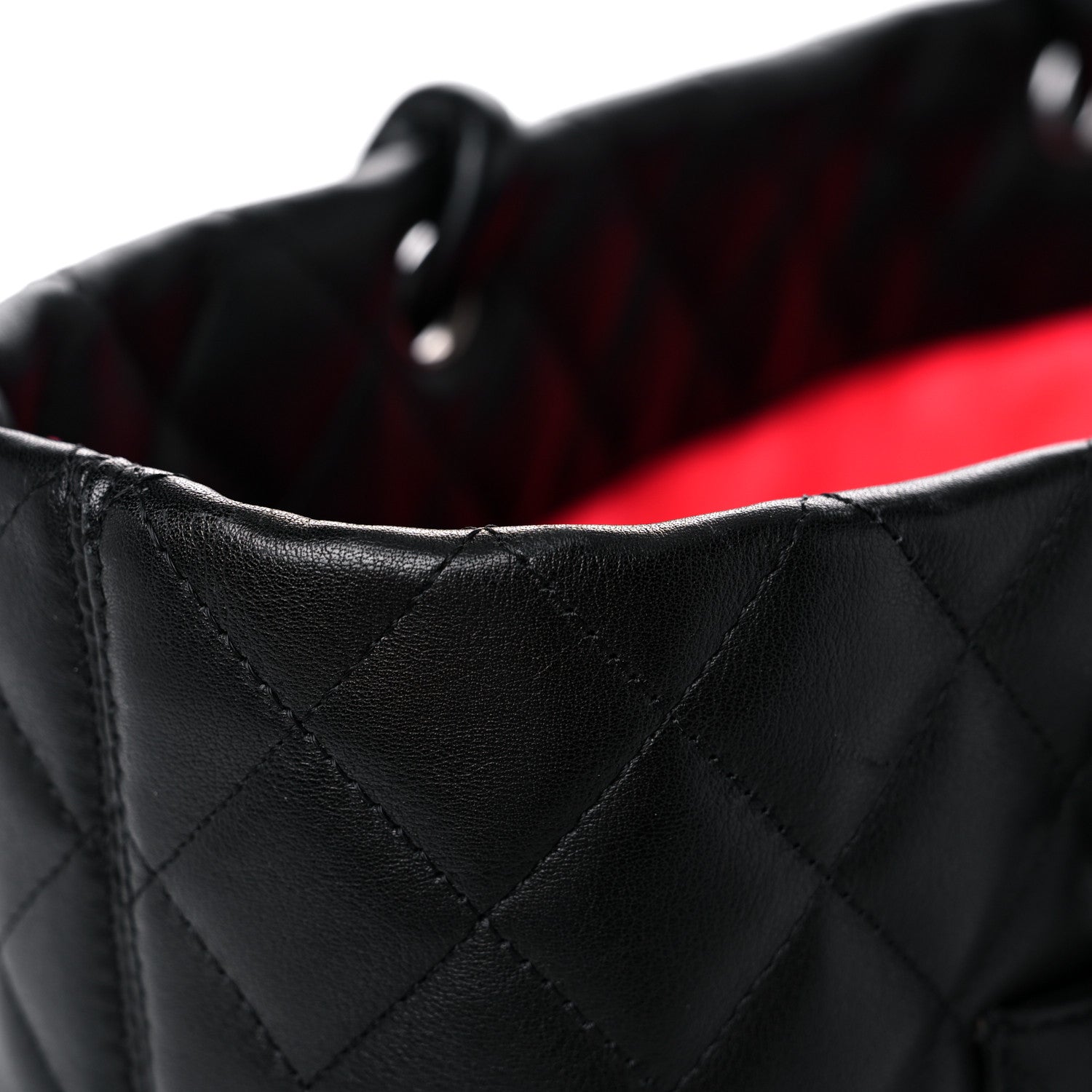 Chanel Calfskin Quilted Large Cambon Tote Black 14 of 16