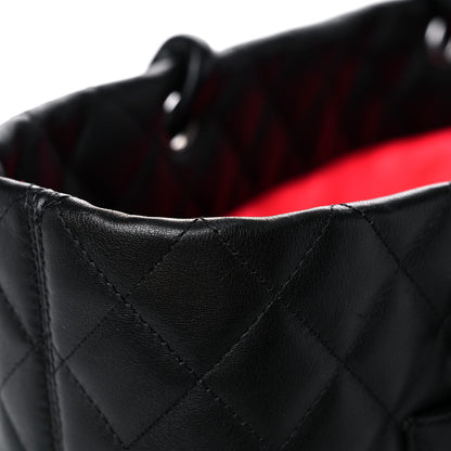 Chanel Calfskin Quilted Large Cambon Tote Black 14 of 16