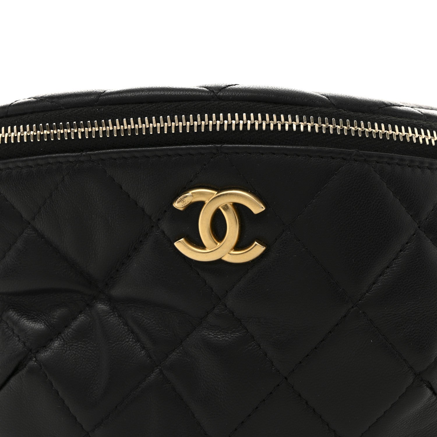 CHANEL バッグ Chanel Lambskin Quilted Camellia Belt Bag Black 1779937 – FASHIONPHILE