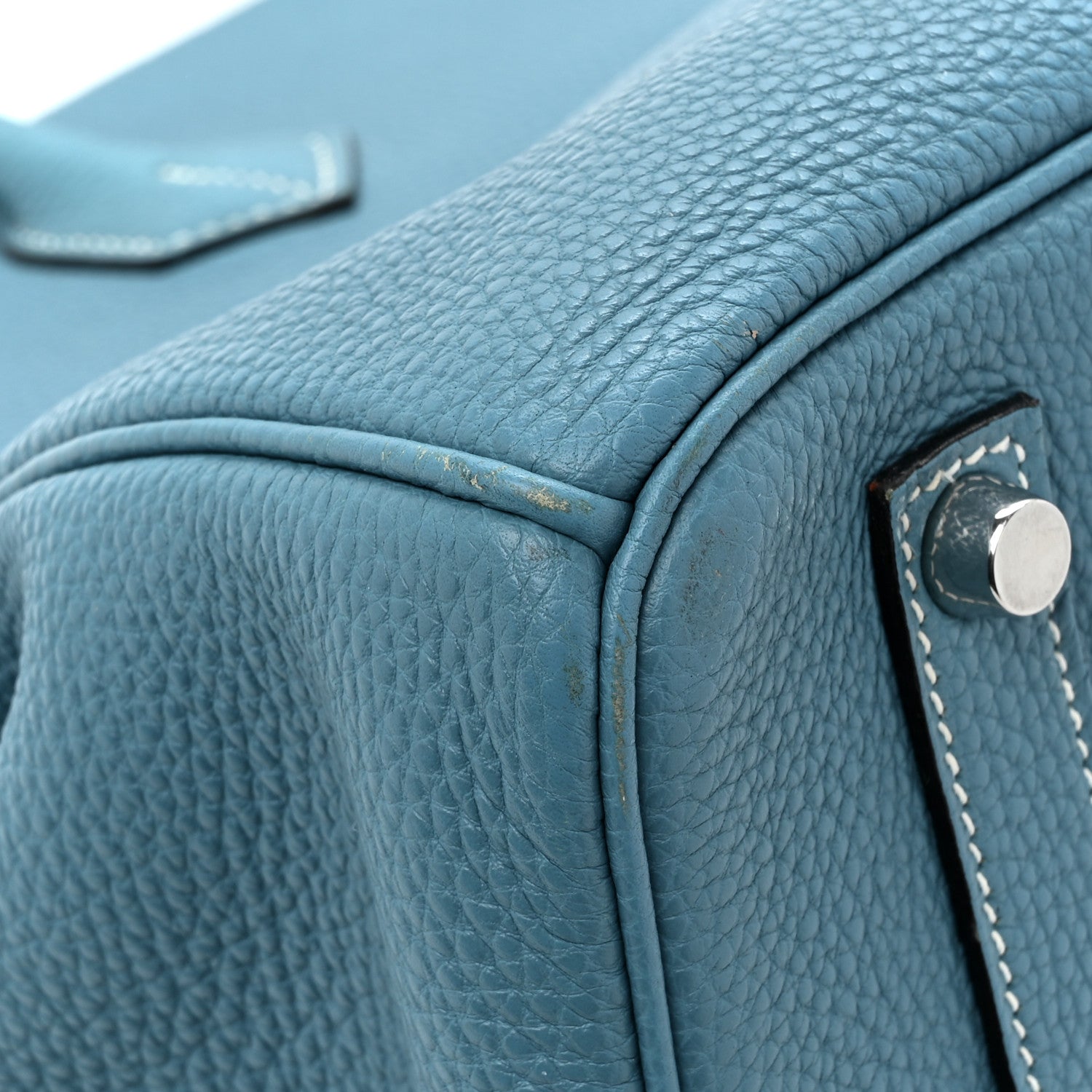 Hermes Togo Birkin 35 Blue Jean 16 of 20