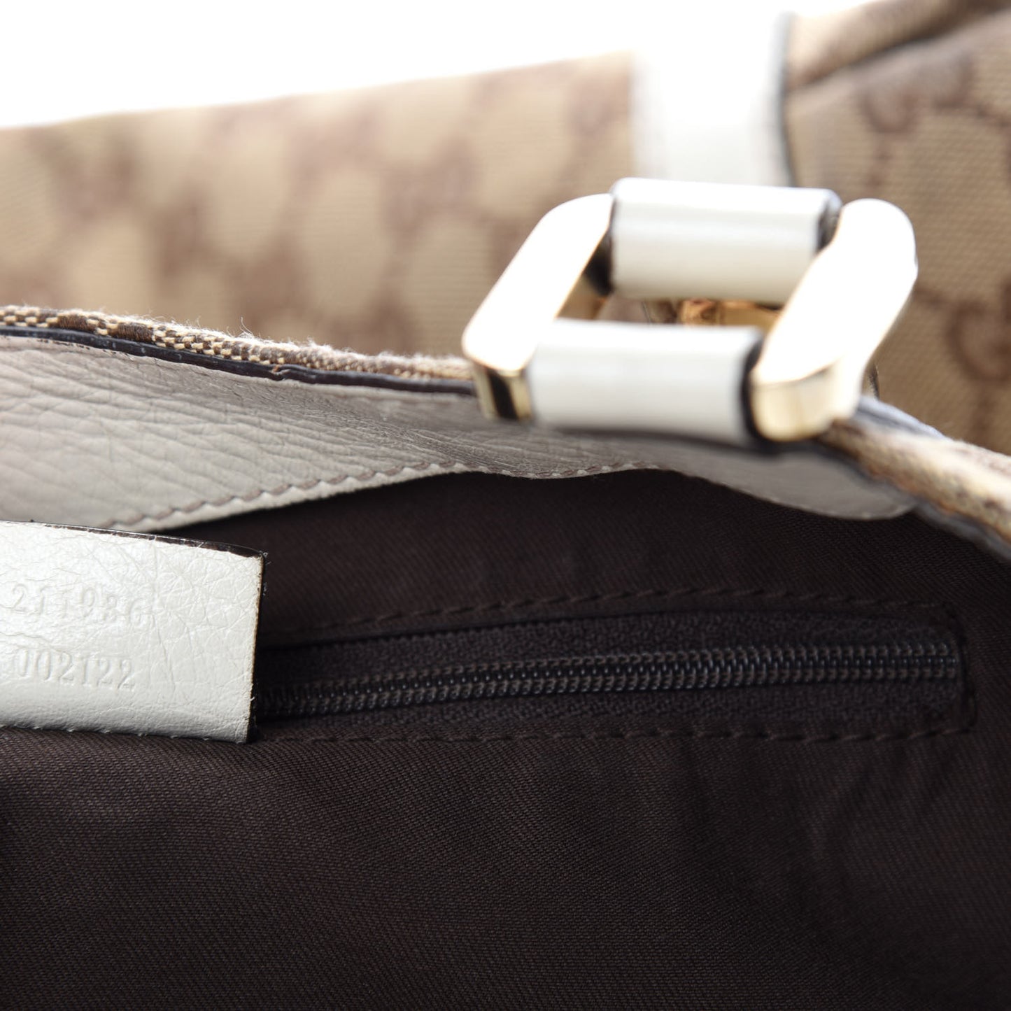 Monogram New Ladies Web Tote Off White