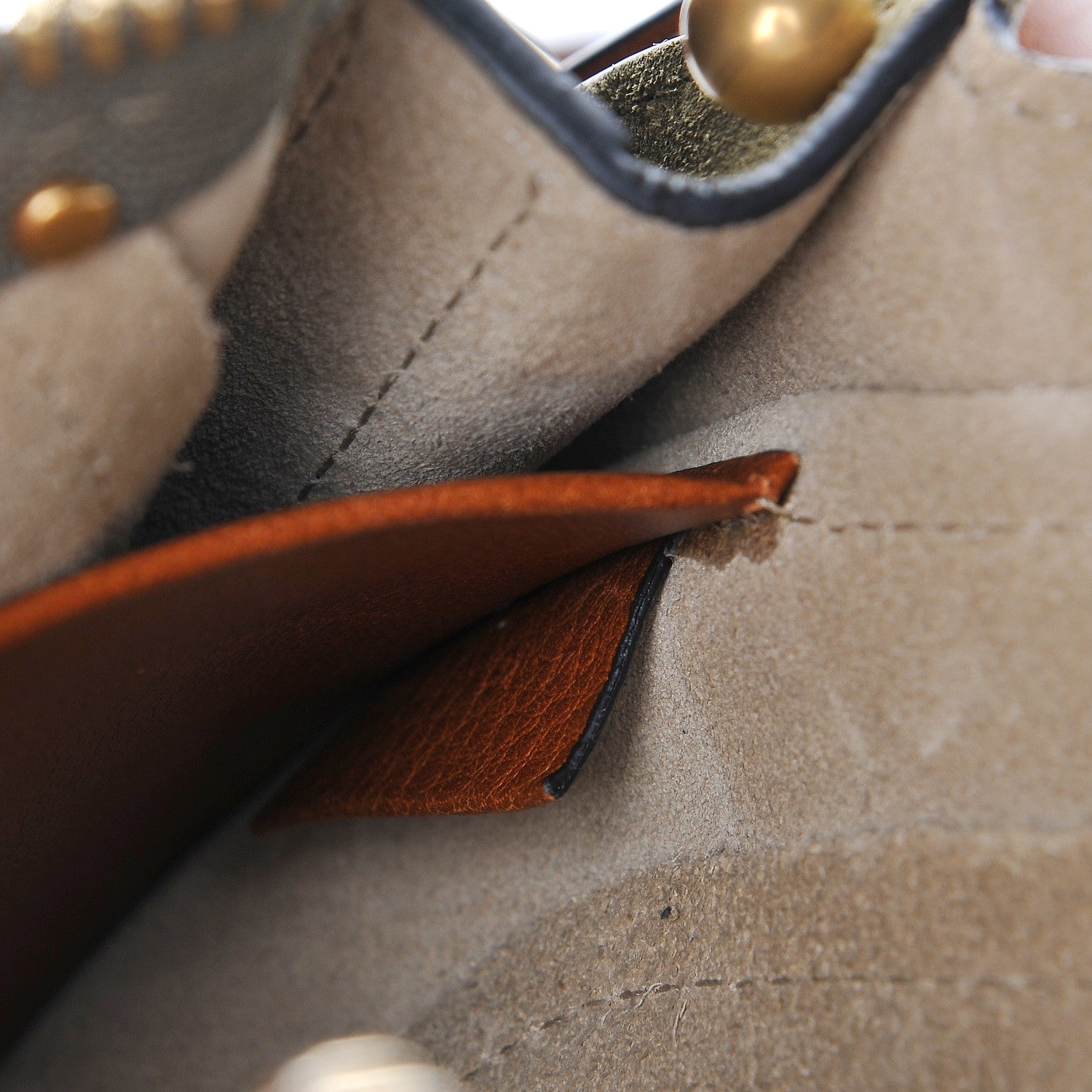 Chloe Suede Calfskin Nano Hayley Hobo Eucalyptus 7 of 7