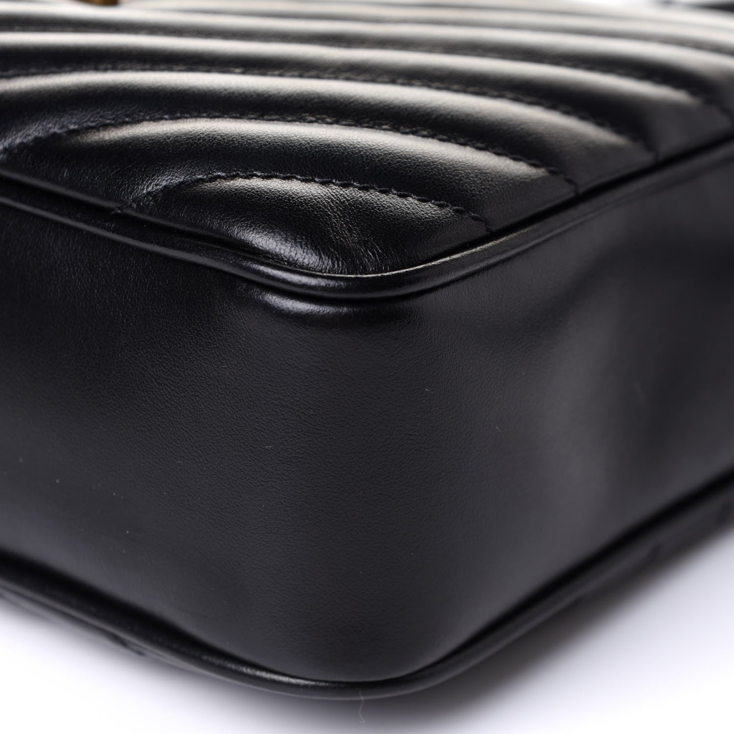 Saint Laurent Calfskin Matelasse Monogram Lou Camera Bag Black 9 of 9