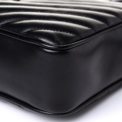 Saint Laurent Calfskin Matelasse Monogram Lou Camera Bag Black 9 of 9
