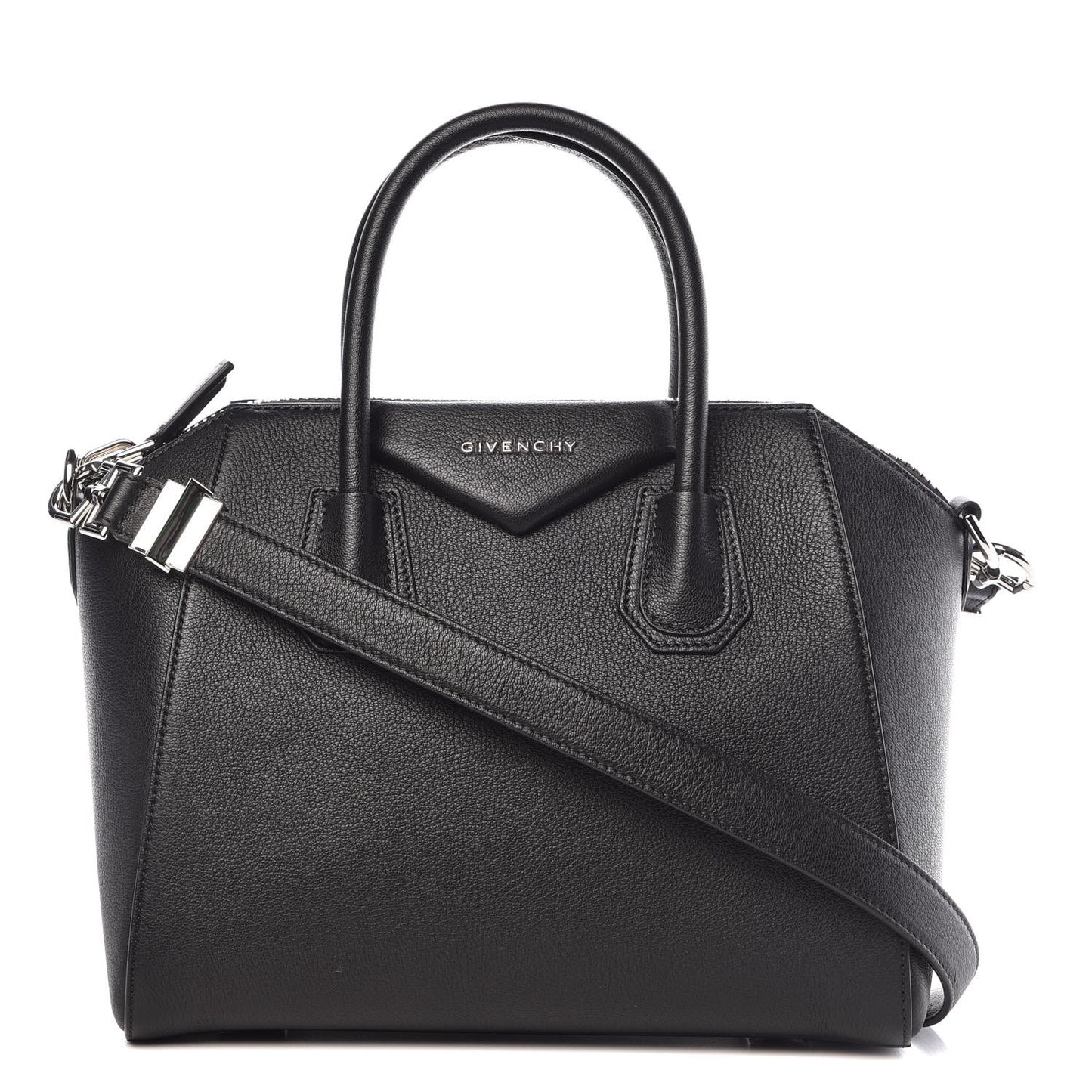 Sugar Goatskin Small Antigona Black