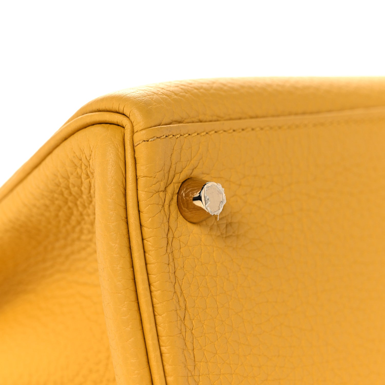 Hermes Taurillon Clemence Kelly Retourne 28 Jaune Ambre 9 of 42
