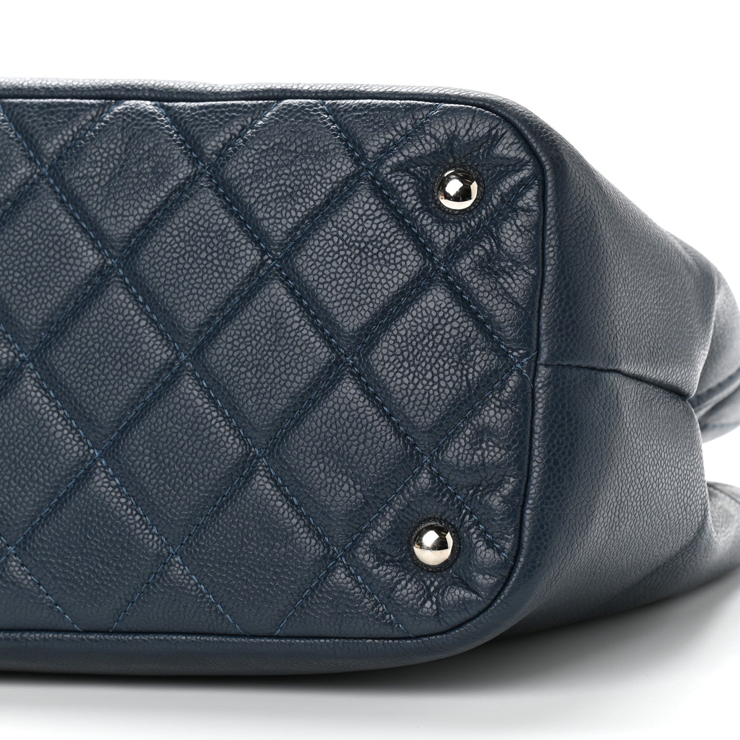 Chanel Caviar Timeless CC Soft Tote Navy Blue 10 of 10