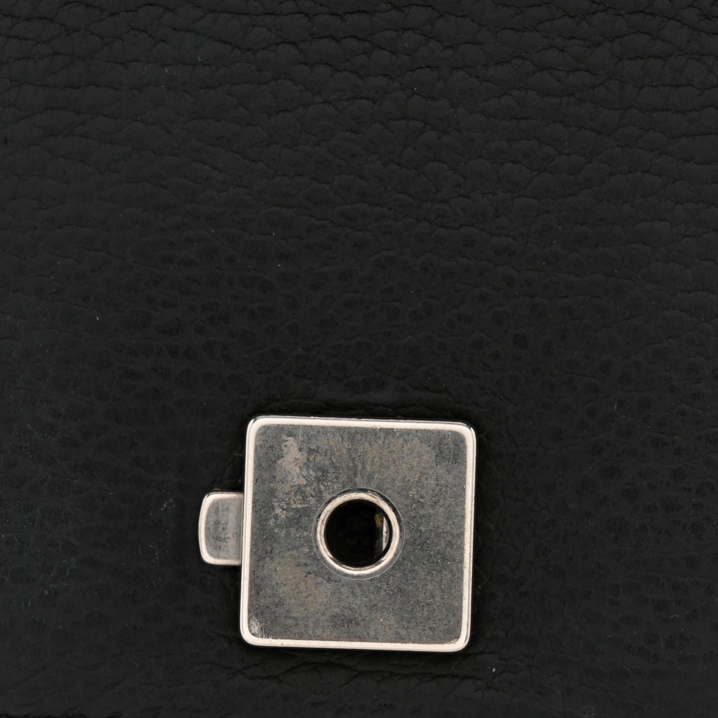 Pebbled Calfskin Small Dionysus Shoulder Bag Black