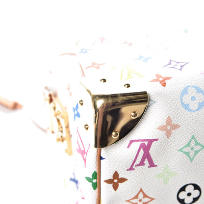 Louis Vuitton Monogram Multicolor Speedy 30 White 22 of 26