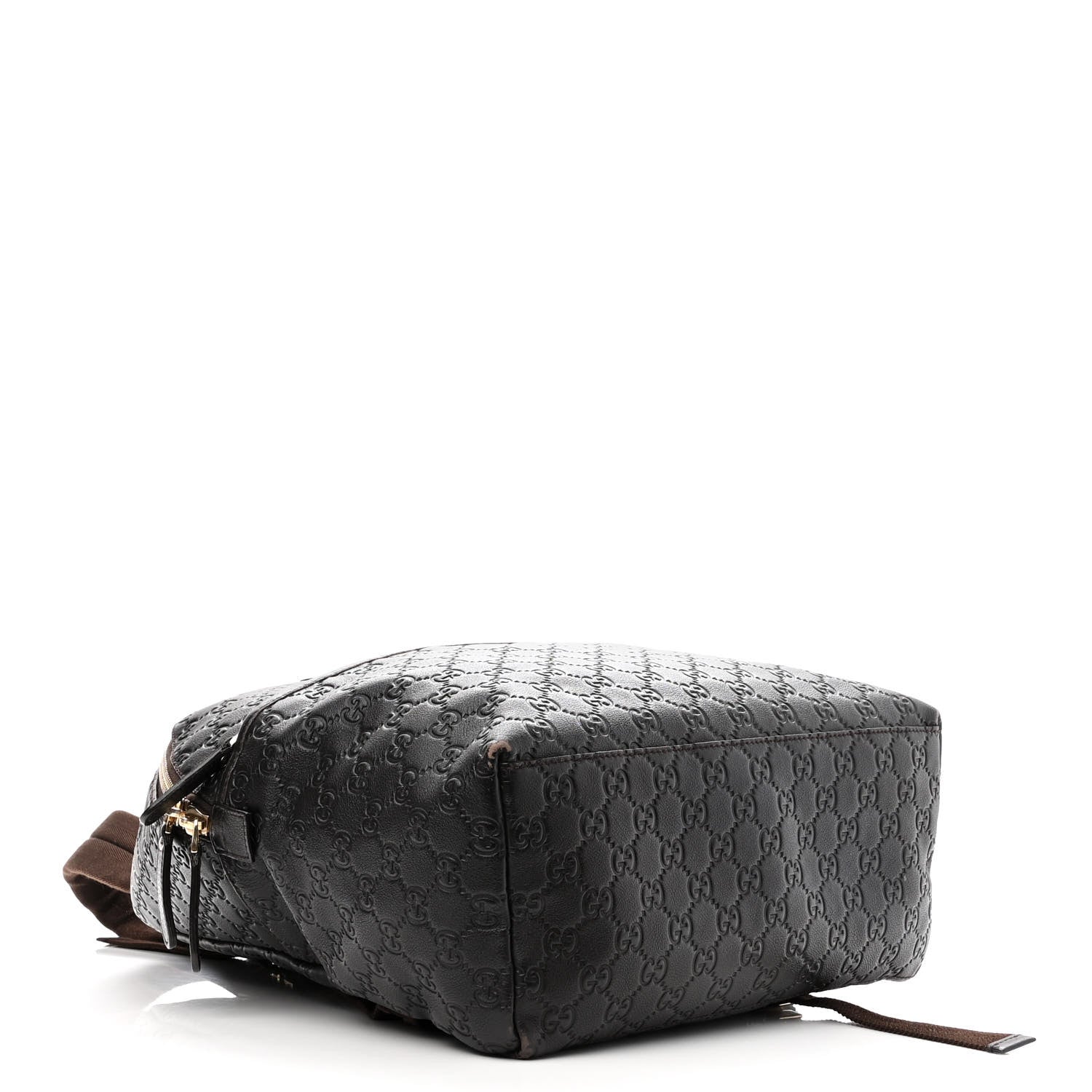 Gucci Guccissima Medium Classic Backpack Dark Brown 4 of 14