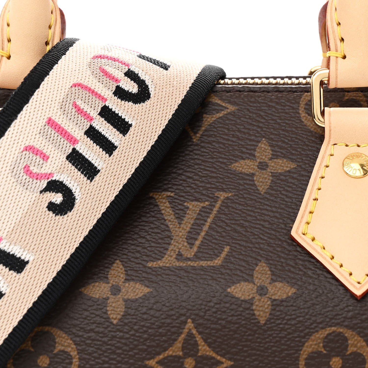 Louis Vuitton Monogram Speedy Bandouliere 20 Black 7 of 12