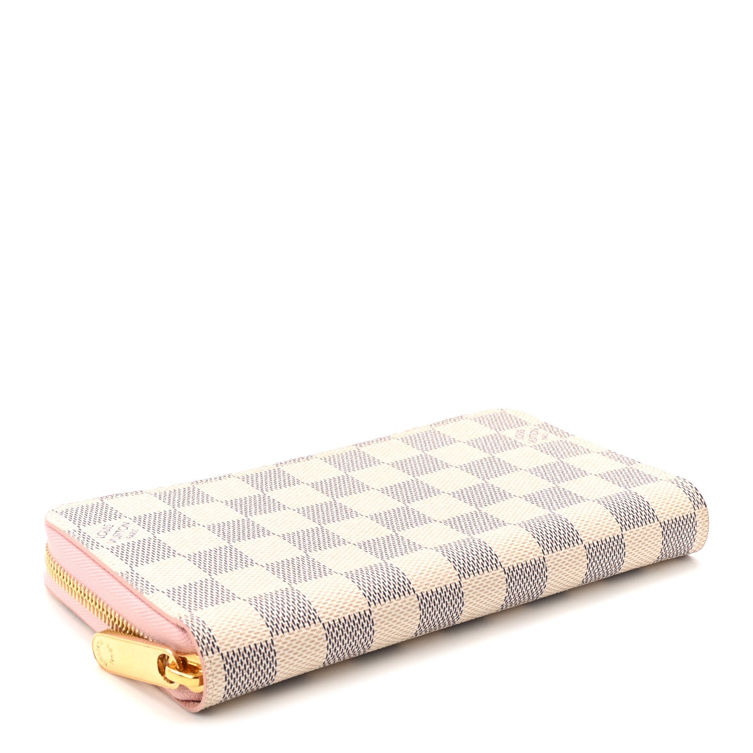 Louis Vuitton Damier Azur Zippy Wallet Rose Ballerine 4 of 7