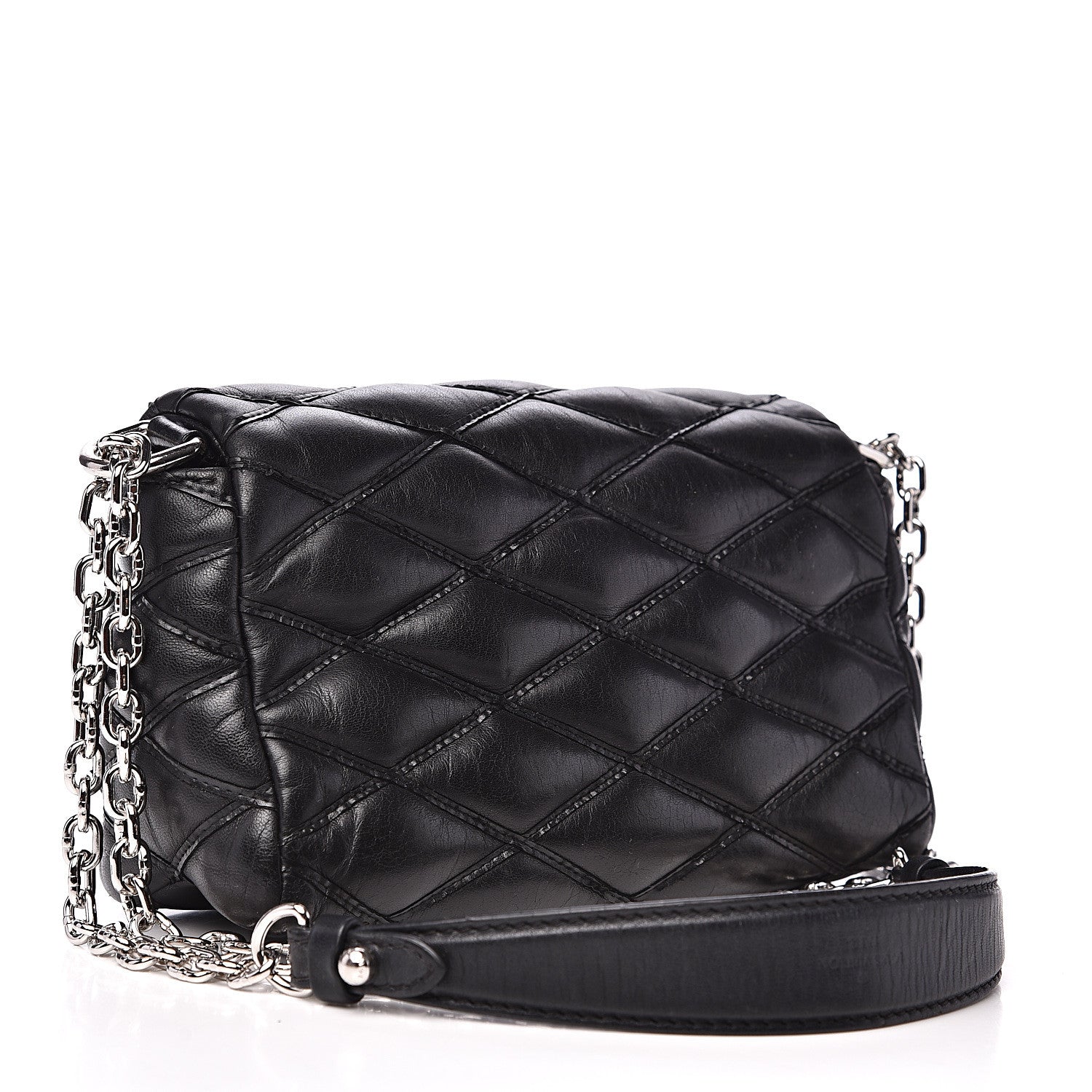 Louis Vuitton Lambskin Malletage GO-14 PM Black 2 of 17