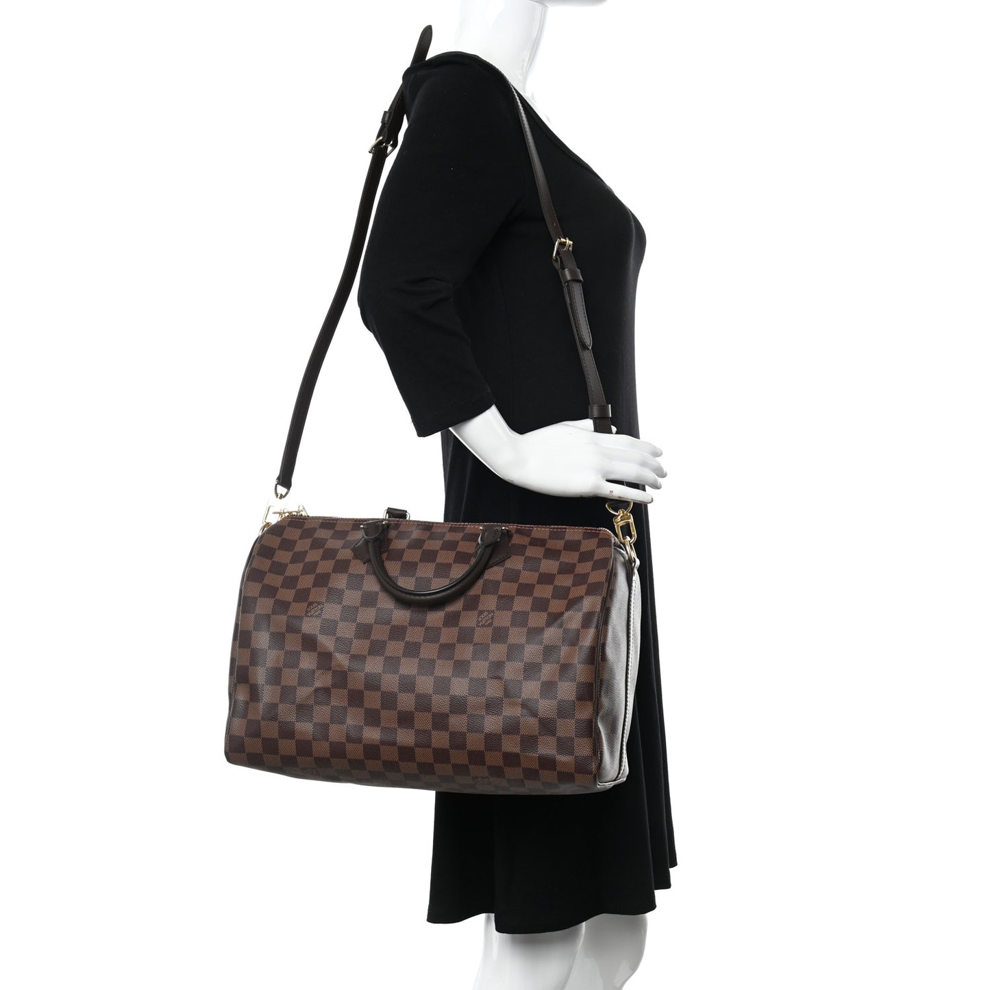 Damier Ebene Speedy Bandouliere 35