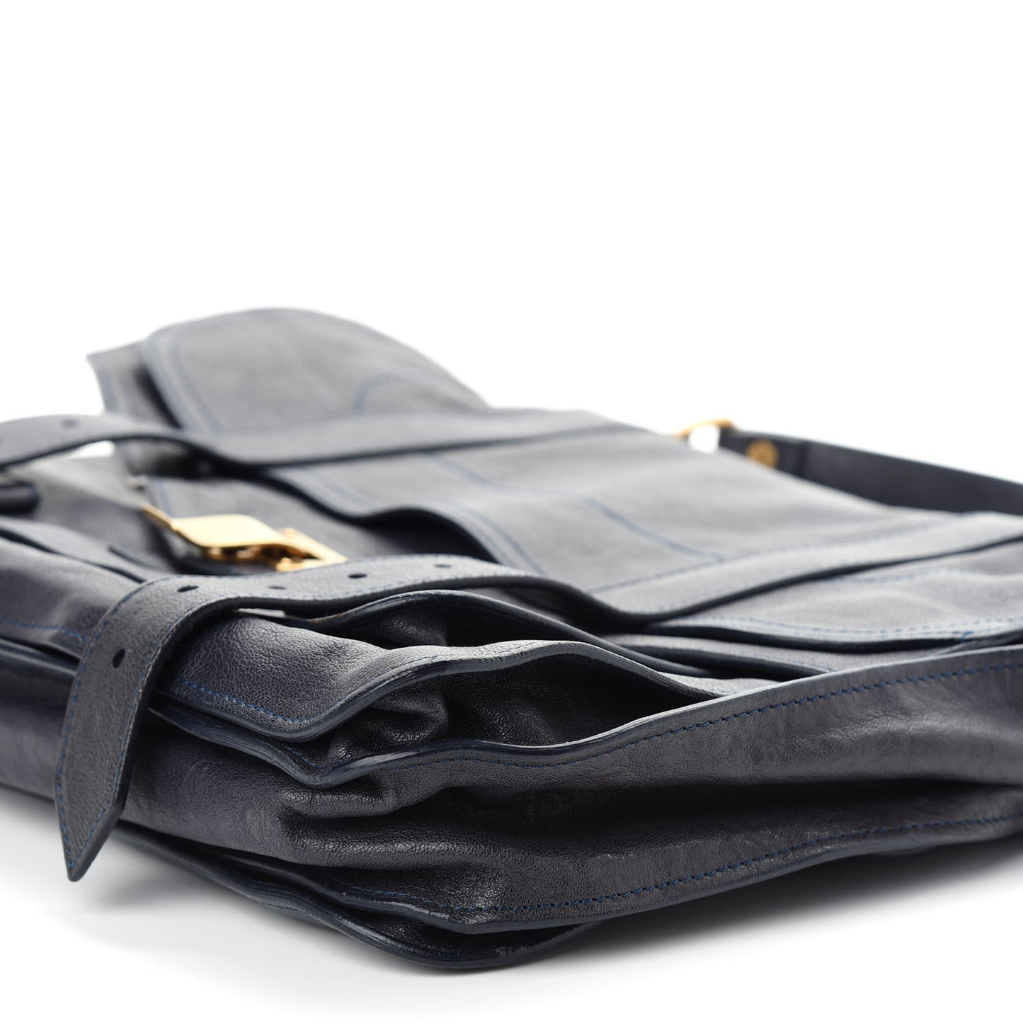 Lambskin Large PS1 Satchel Midnight
