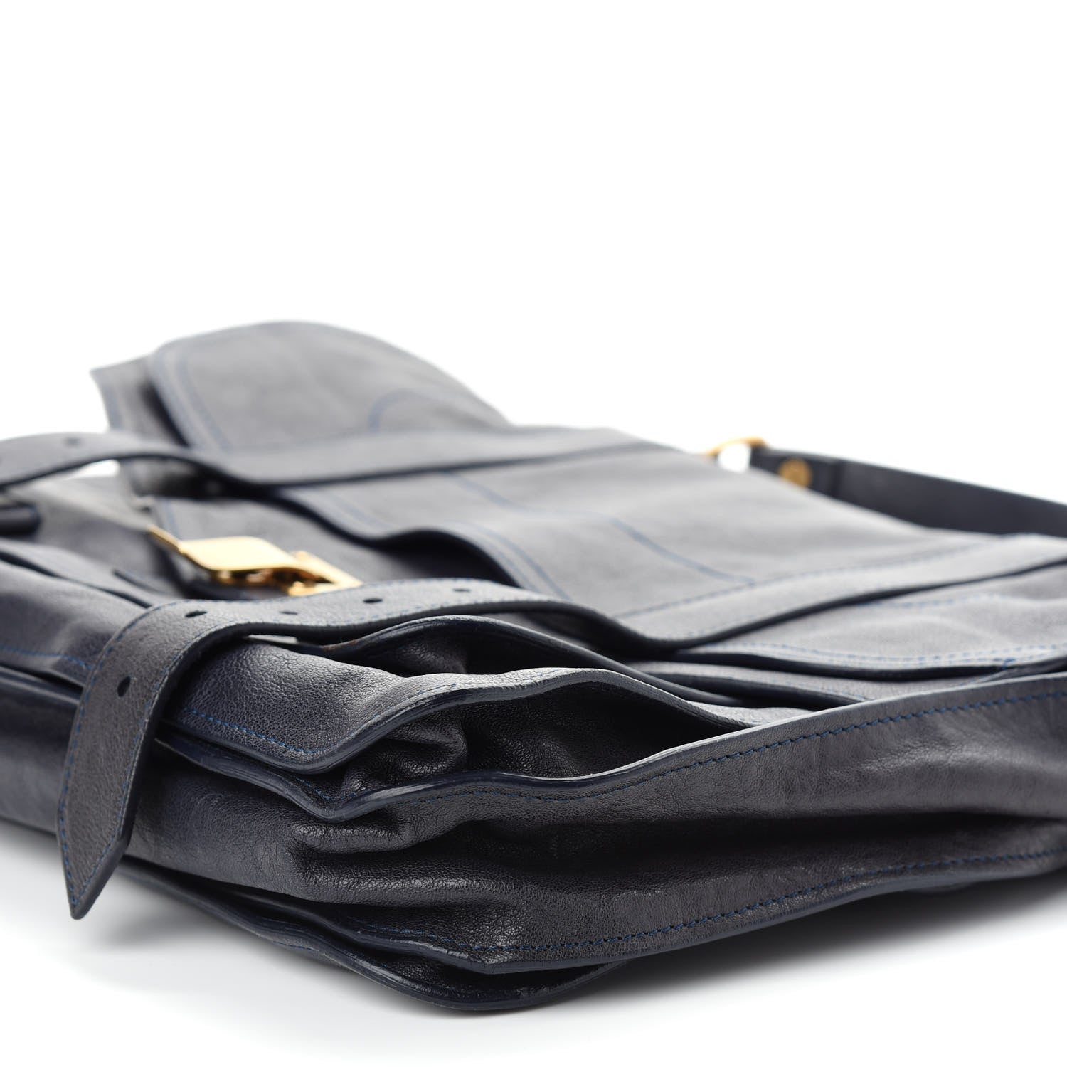 Proenza Schouler Lambskin Large PS1 Satchel Midnight 10 of 10