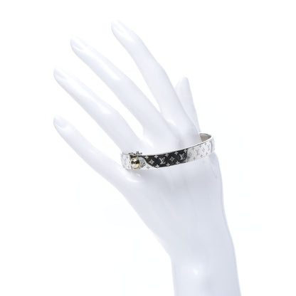 Louis Vuitton Palladium Monogram Nanogram Cuff M 2 of 8