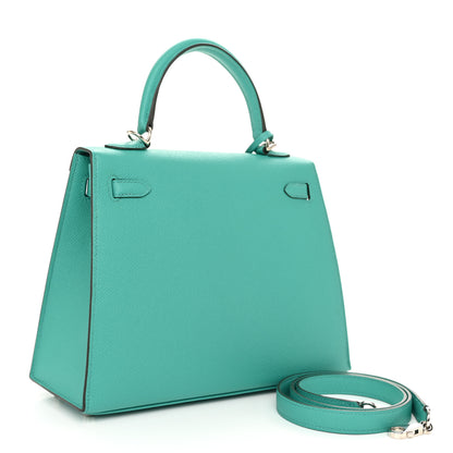 Hermes Epsom Kelly Sellier 25 Vert Verone 3 of 12