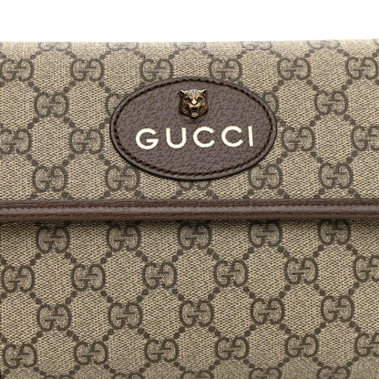 Gucci GG Supreme Monogram Neo Vintage Web Belt Bag Brown 8 of 10