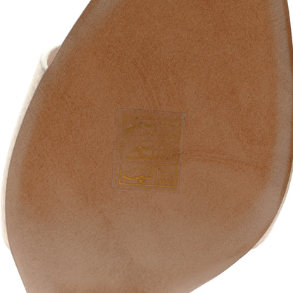 Valentino Garavani Grained Calfskin Roman Stud Ankle Strap 75mm Sandals 39 Light Ivory 7 of 10