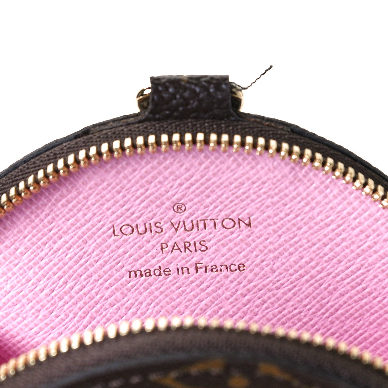 Louis Vuitton Monogram 2021 Christmas Animation Japanese Garden Round Coin Purse Wisteria Pink 5 of 6