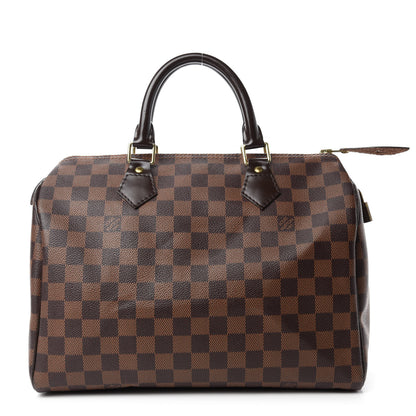 Louis Vuitton Damier Ebene Speedy 30 1 of 10