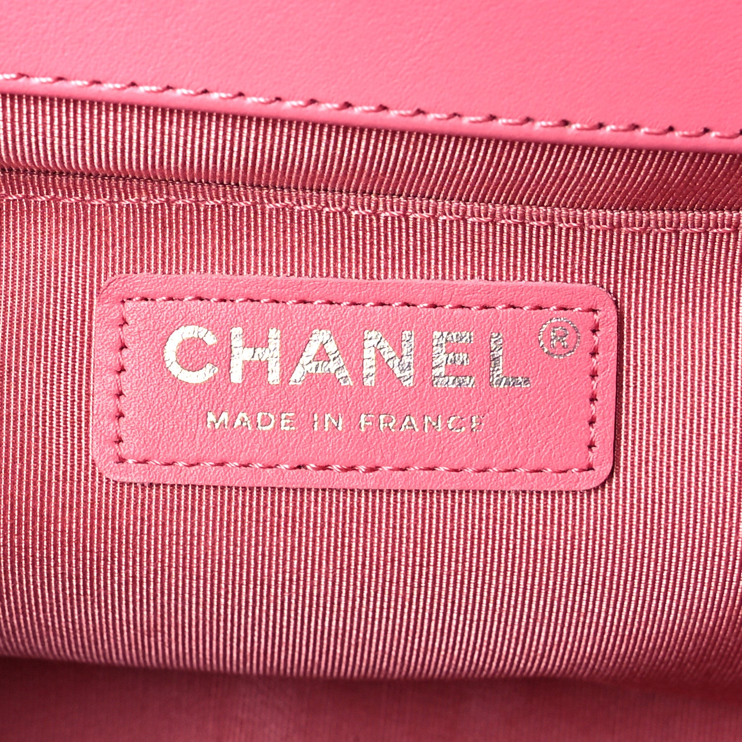 Chanel Calfskin Chevron Quilted Medium Boy Flap Pink 8 of 11