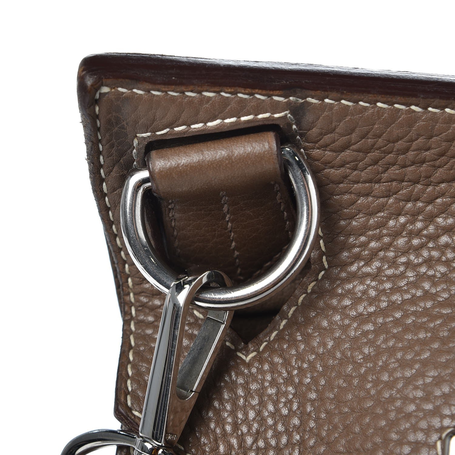 Hermes Taurillon Clemence Jypsiere 34 Etoupe 8 of 14