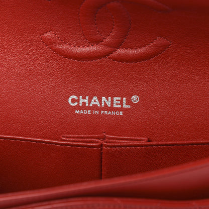 Chanel Lambskin Quilted Medium Double Flap Red 5 of 12
