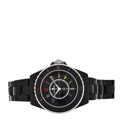 Chanel Stainless Steel Ceramic 33mm J12 Electro Quartz Watch Black 2 of 4