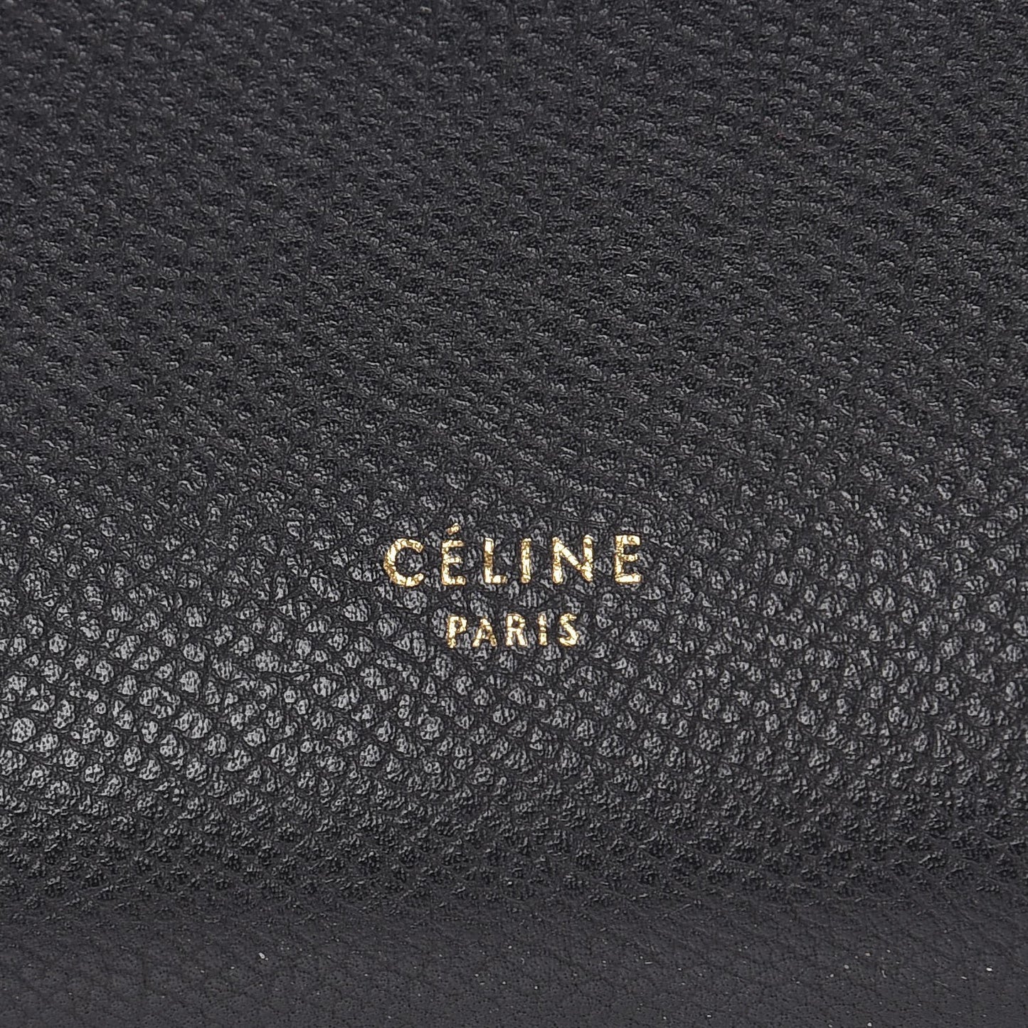 Grained Calfskin Small Belt Bag Black