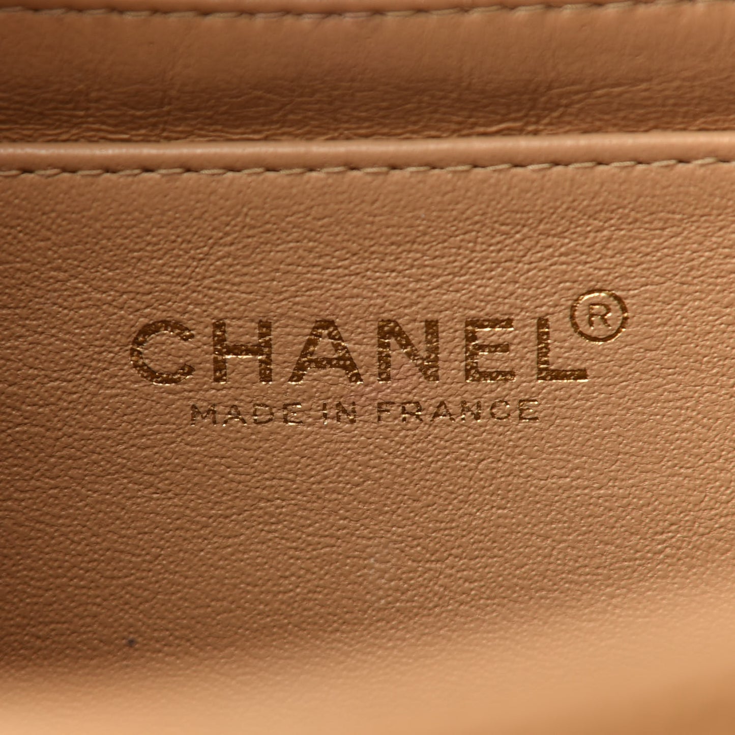 Caviar Quilted Jumbo Single Flap Beige