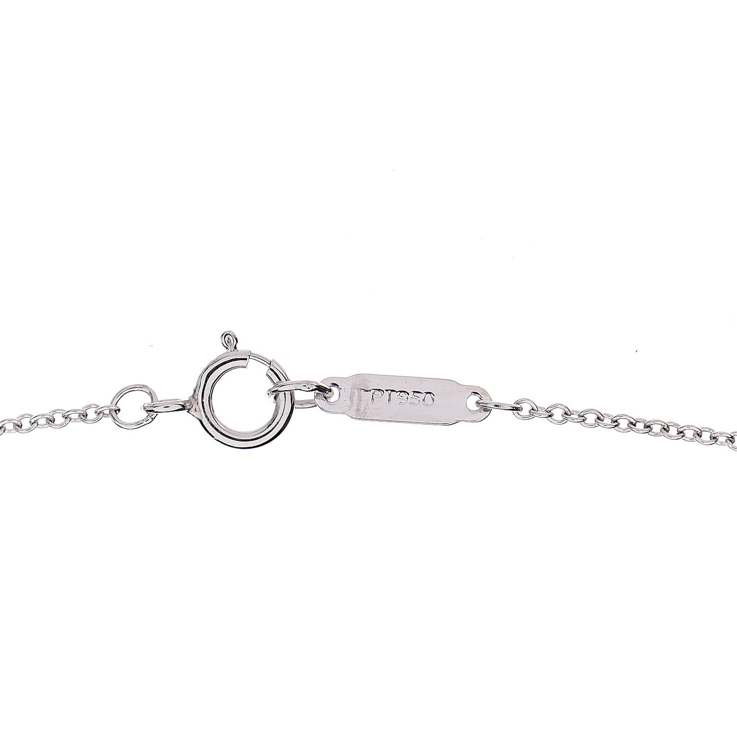 Platinum Diamond Schlumberger Lynn Pendant Necklace