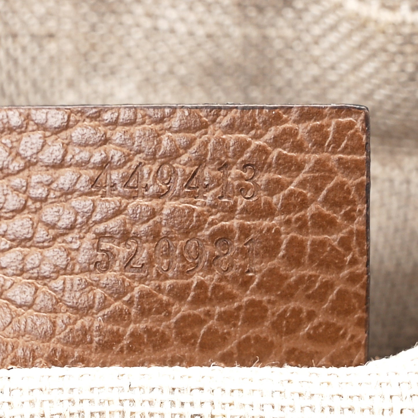 Monogram Mini Bree Messenger Bag Beige Tabacco